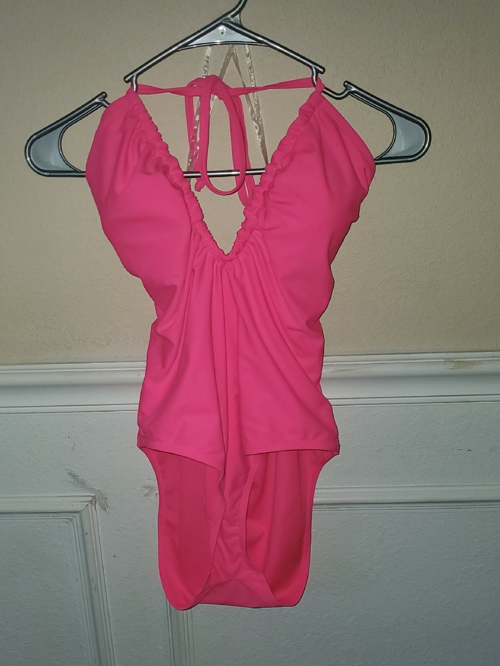 No Boundaries Hot Pink One-Piece Swimsuit